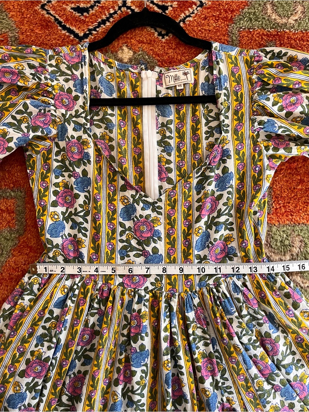 Mille Floral Tiered Midi Dress - Picture 6 of 7